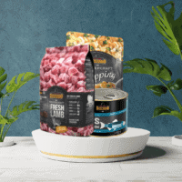 Belcando dåsemad laks og Mastercraft topping laks