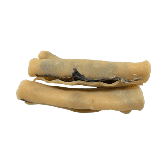 Whesco Okse Tyggerulle med laks 15-17 cm