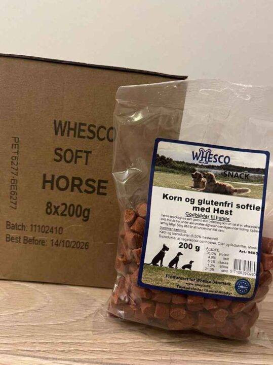 Hel kasse - Whesco Softies – Hest – 8 x 200 gram