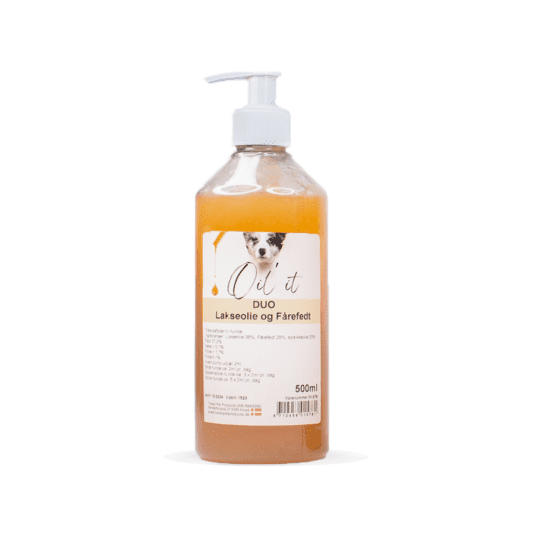 Oil'it DUO Lakseolie og Fårefedt 500ml
