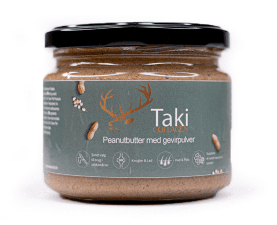Taki Collagen - Peanutbutter m. Gevirpulver 300g