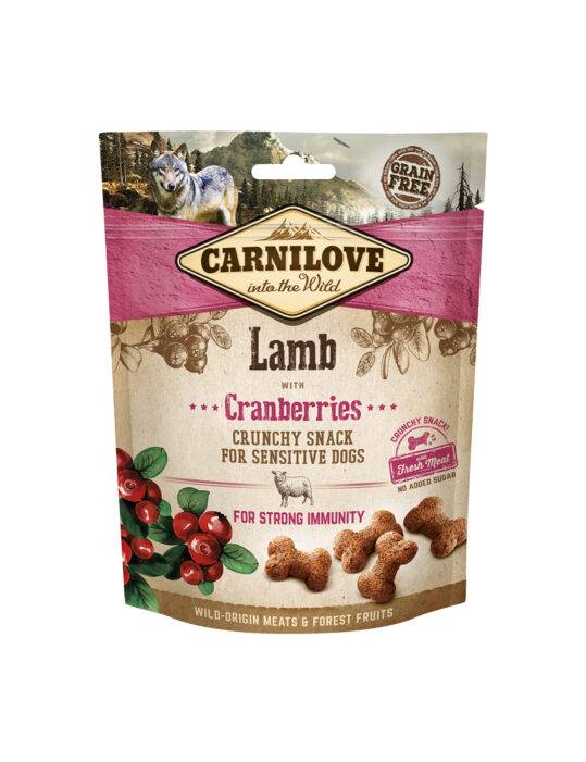 Carnilove Crunchy Snack med Lam & Tranebær – 200 g