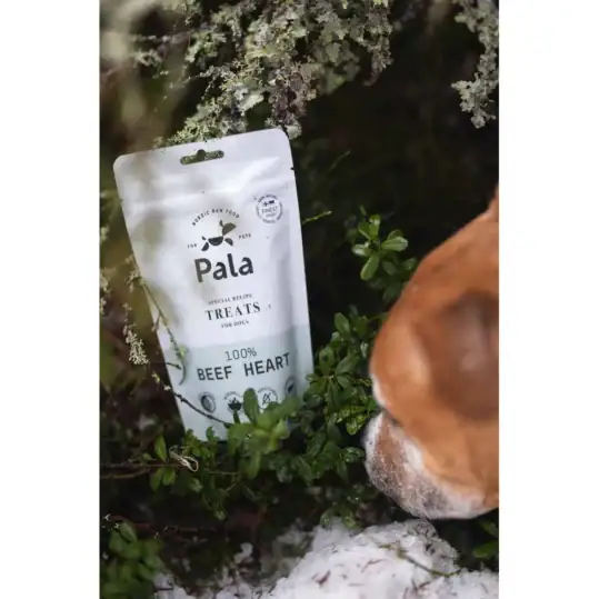 Pala Treats – 100% Oksehjerte 100g