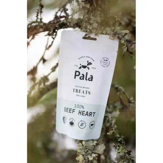 Pala Treats – 100% Oksehjerte 100g