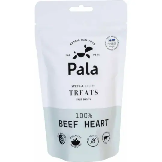 Pala Treats – 100% Oksehjerte 100g