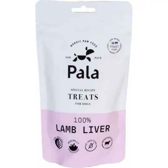 Pala Treats – 100% Lammelever 100g