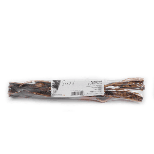 Snack'it Flettet kamelhud 25cm i folie