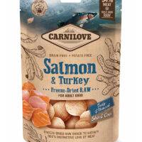 Carnilove Frysetørret Rå Snack med Laks & Kalkun – 60 g