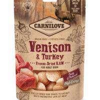 Carnilove Frysetørret Rå Snack med Vildt & Kalkun – 60 g