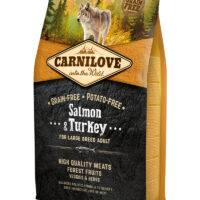 Carnilove Kornfrit Laks & Kalkun – Large Breed Adult (til store hunde)