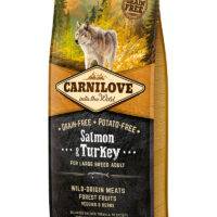 Carnilove Kornfrit Laks & Kalkun – Large Breed Adult (til store hunde)